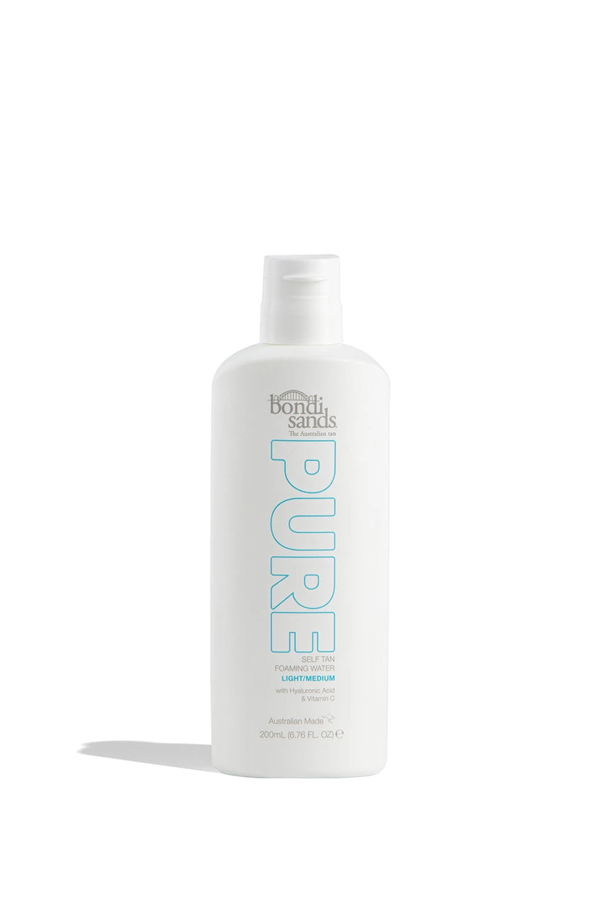 BONDI SANDS Pure Self Tan Foaming Water Light Medium 200ml - Life Pharmacy St Lukes