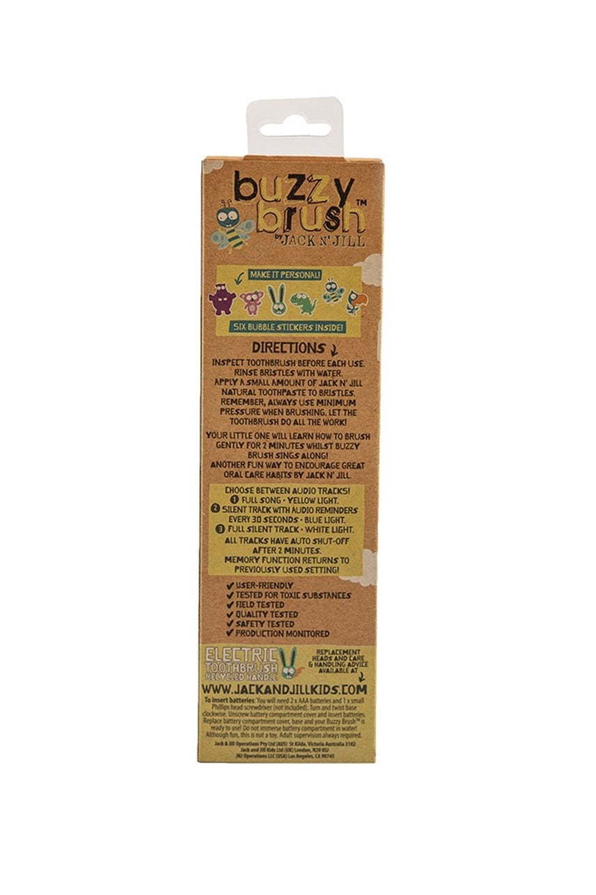 Jack N' Jill Buzzy Brush Musical Electric Toothbrush - Life Pharmacy St Lukes