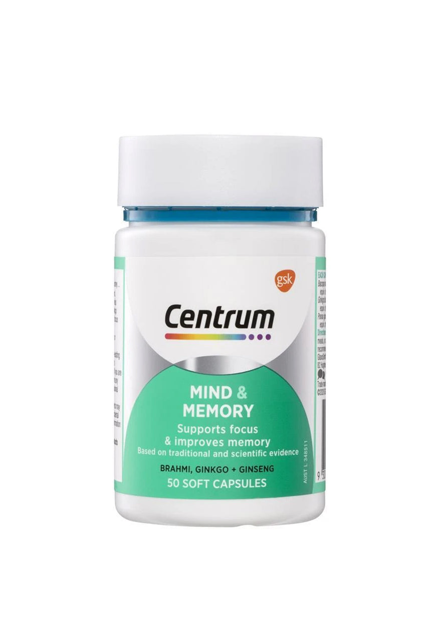 CENTRUM Mind & Memory 50s - Life Pharmacy St Lukes