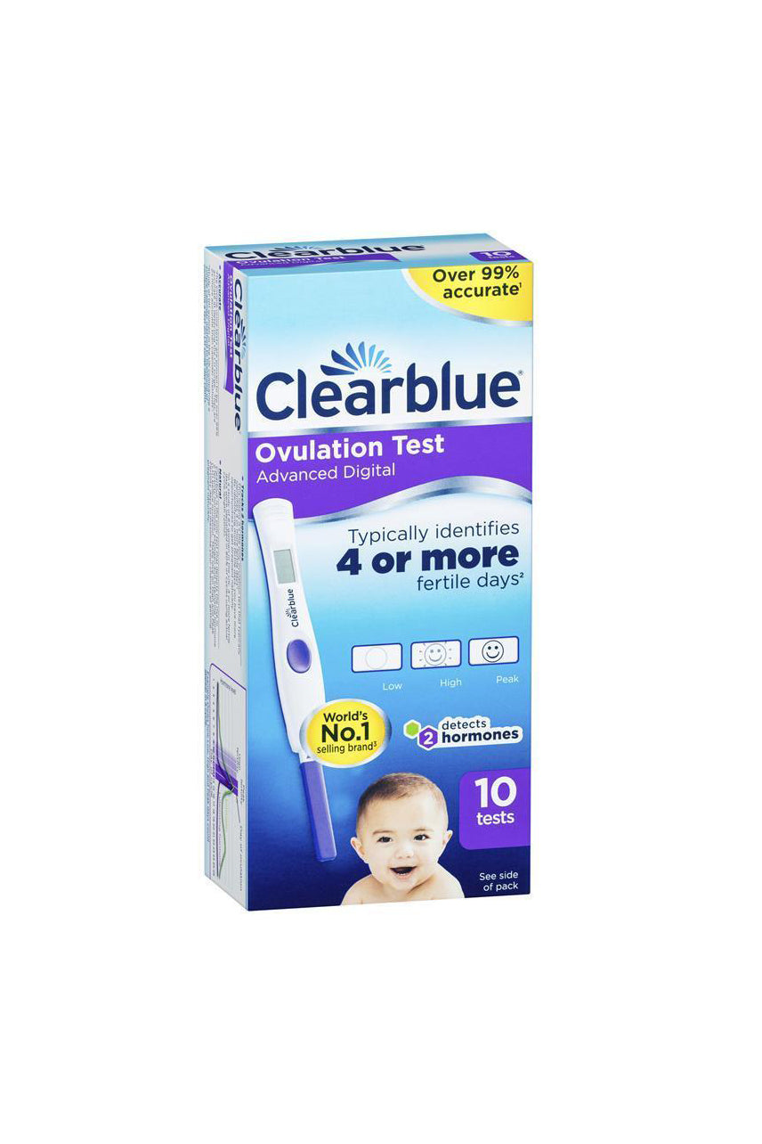 CLEARBLUE Digital Advance Ovulation 10pk - Life Pharmacy St Lukes