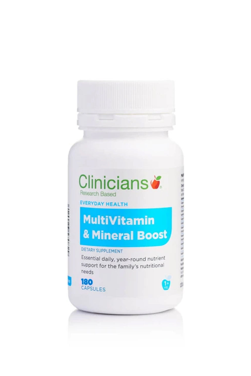 CLINICIANS MultiVitamin & Mineral Boost 180 Capsules - Life Pharmacy St Lukes