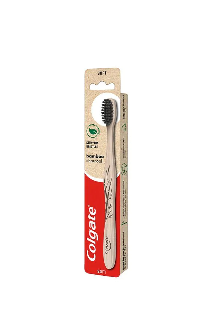 COLGATE Tooth Brush Bamboo Charcoal Soft - Life Pharmacy St Lukes