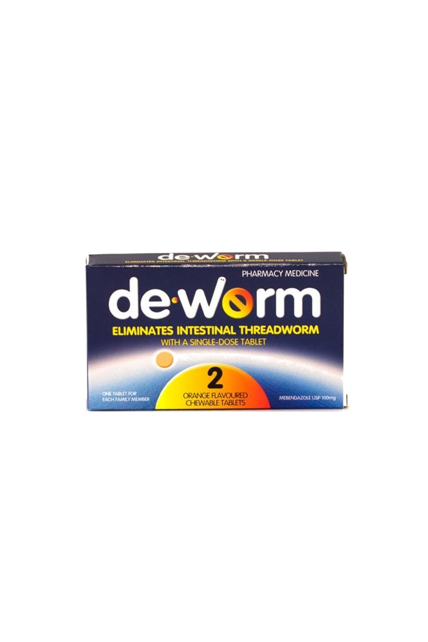 DE-WORM 100mg 2tabs - Life Pharmacy St Lukes