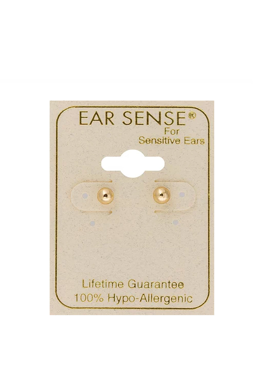 EarSense WBA-14G 4mm Gold Ball Studs - Life Pharmacy St Lukes