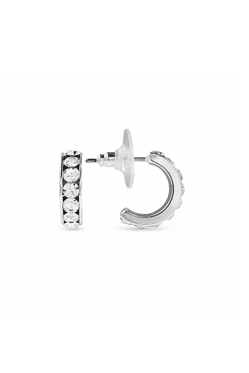 EarSense CH123 Crystal Half Hoop Studs - Life Pharmacy St Lukes