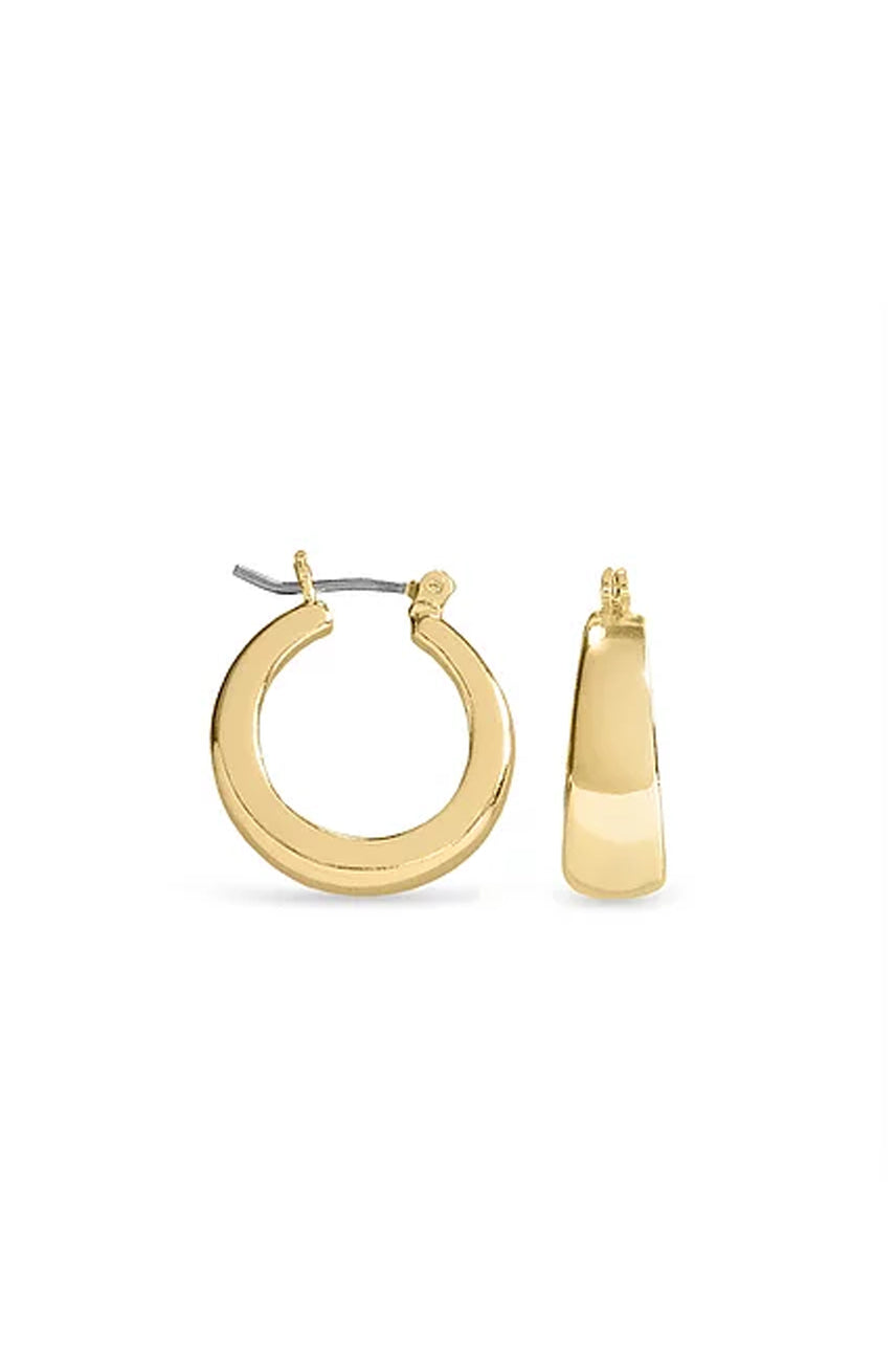 EarSense F3-3186 15mm Gold Tapered Click Hoops - Life Pharmacy St Lukes