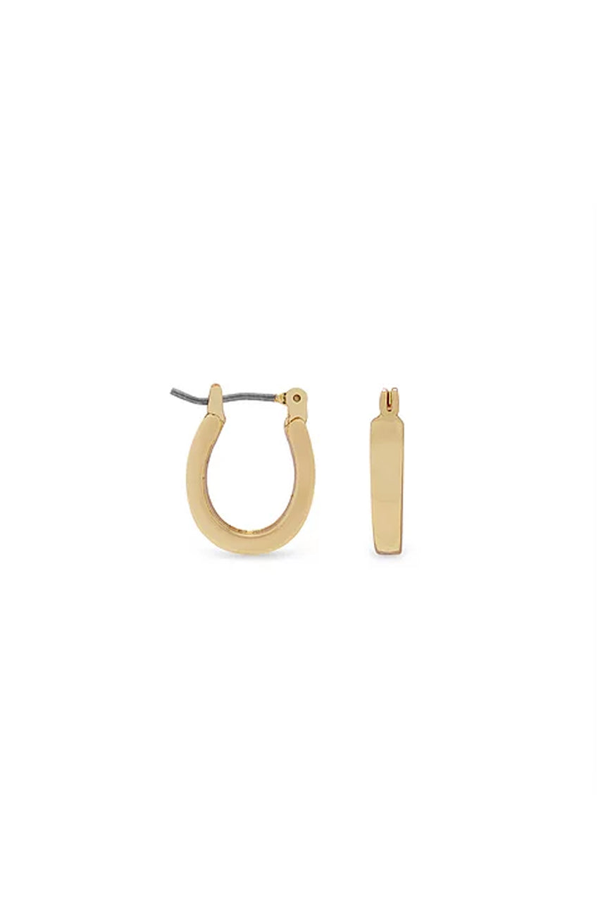 EarSense F354 15mm Gold Chunky Oval Click Hoops - Life Pharmacy St Lukes