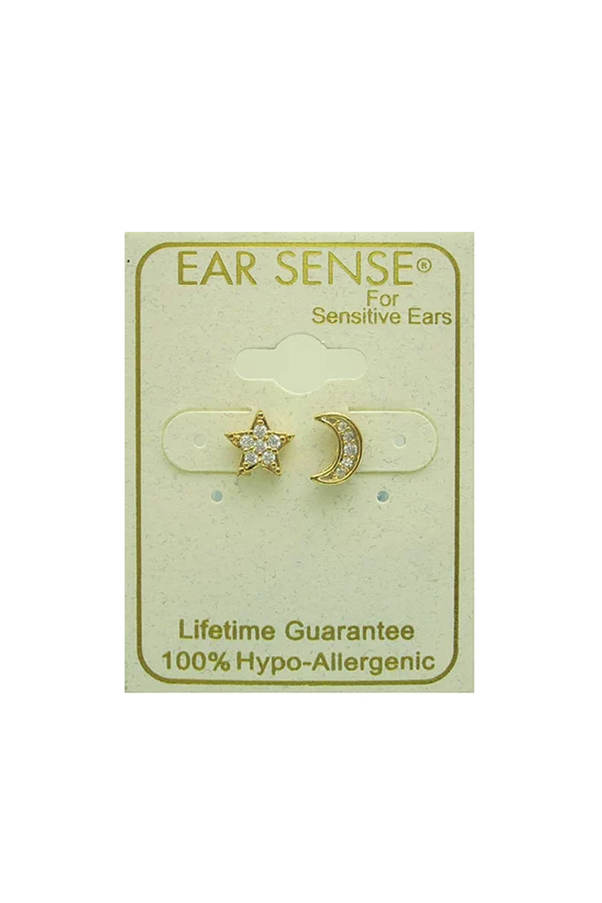 Earsense F387 Gold Sun & Moon Mismatched Pair - Life Pharmacy St Lukes
