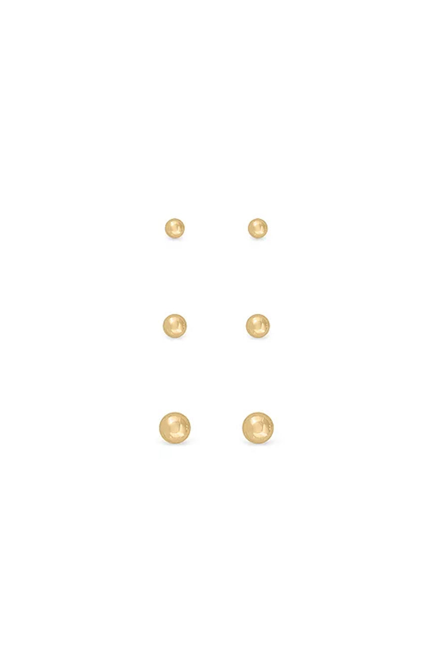 EarSense FC291 Gold Ball Stud Trio - Life Pharmacy St Lukes