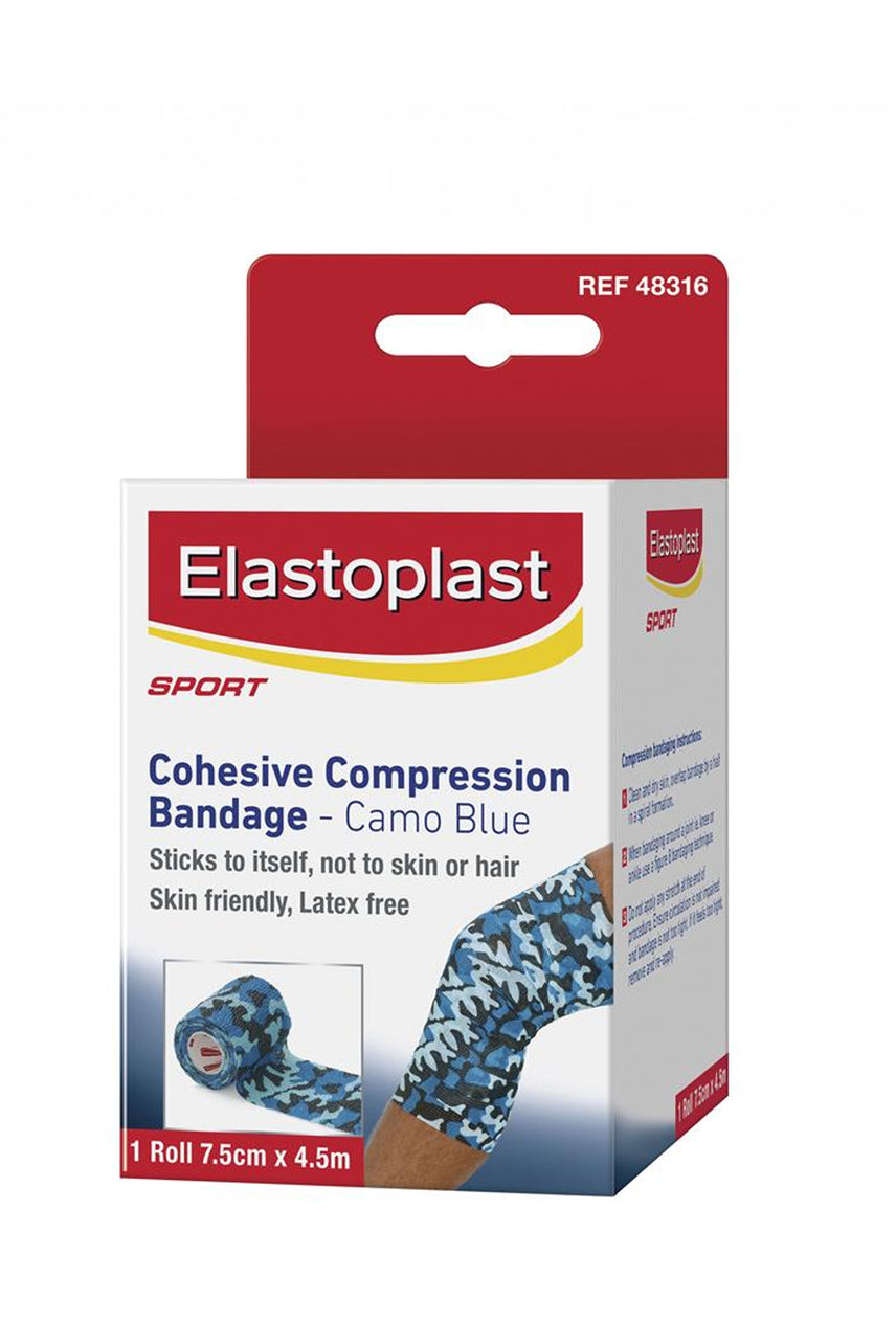 ELASTOPLAST E-Sport Cohesive Bandage Camouflage 7.5cm x 4.5m - Life Pharmacy St Lukes