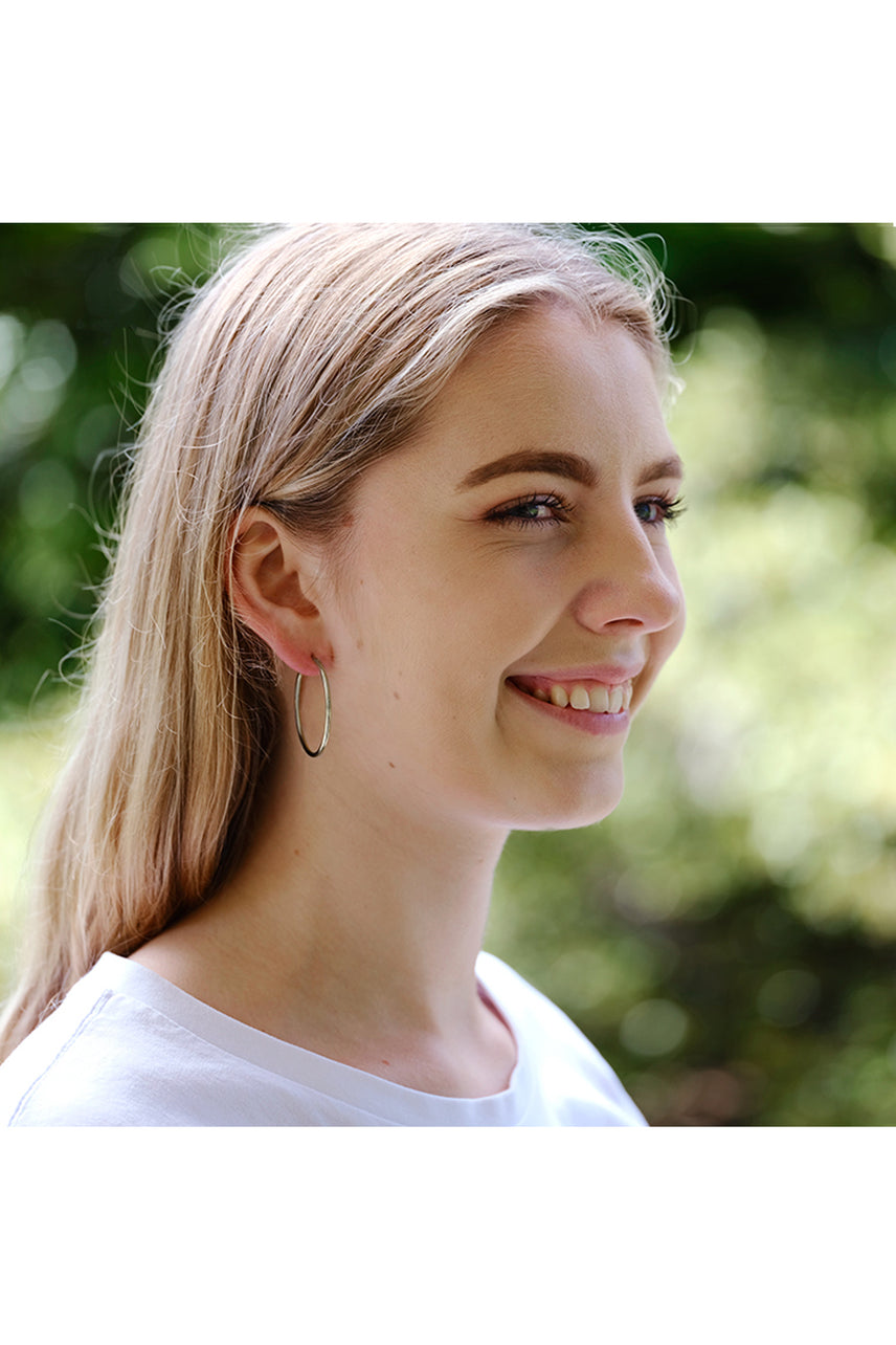 EURO 58121 Silver X-Large Click Hoop - Life Pharmacy St Lukes