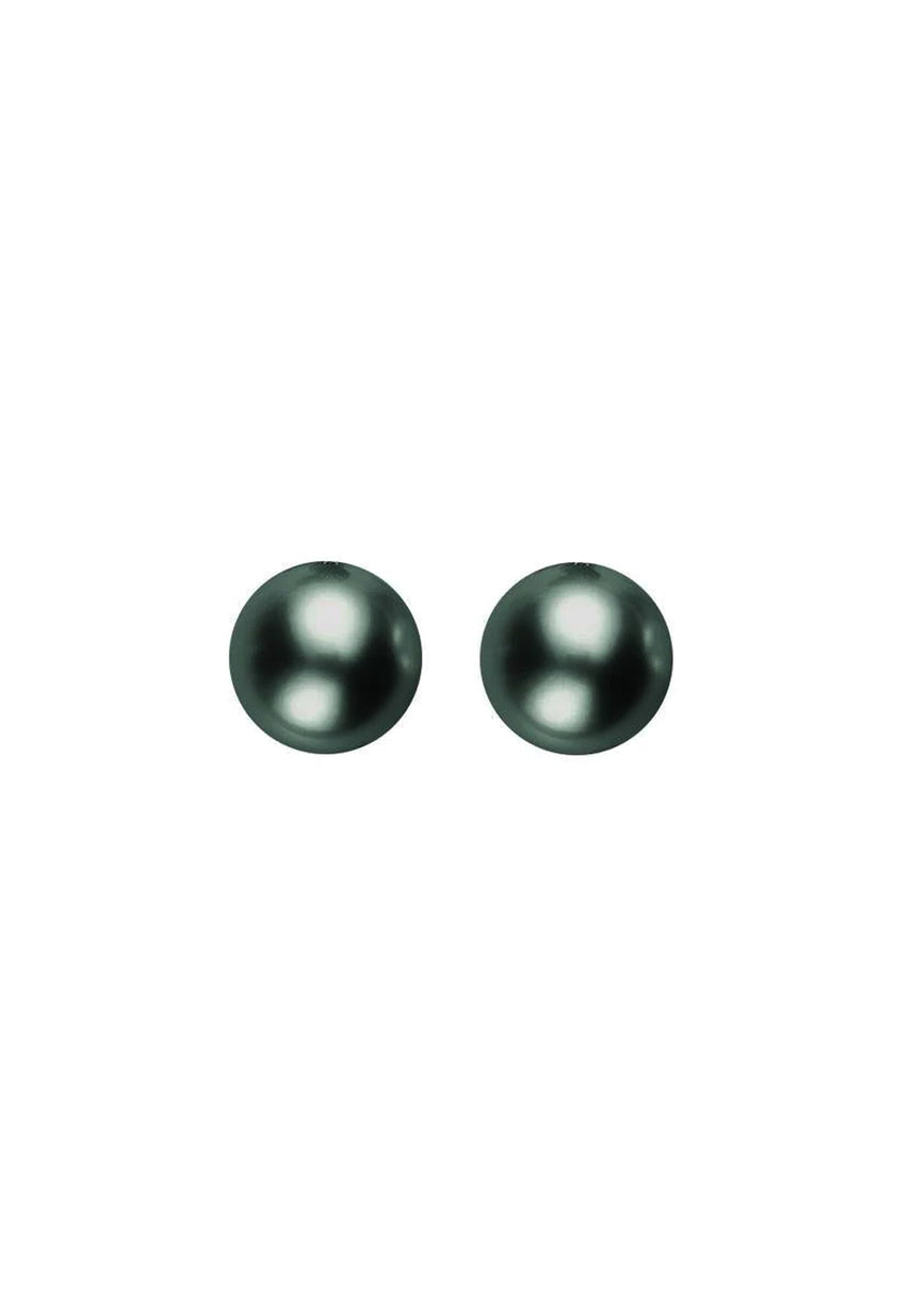 GLAM 9mm Black Pearl Studs - Life Pharmacy St Lukes