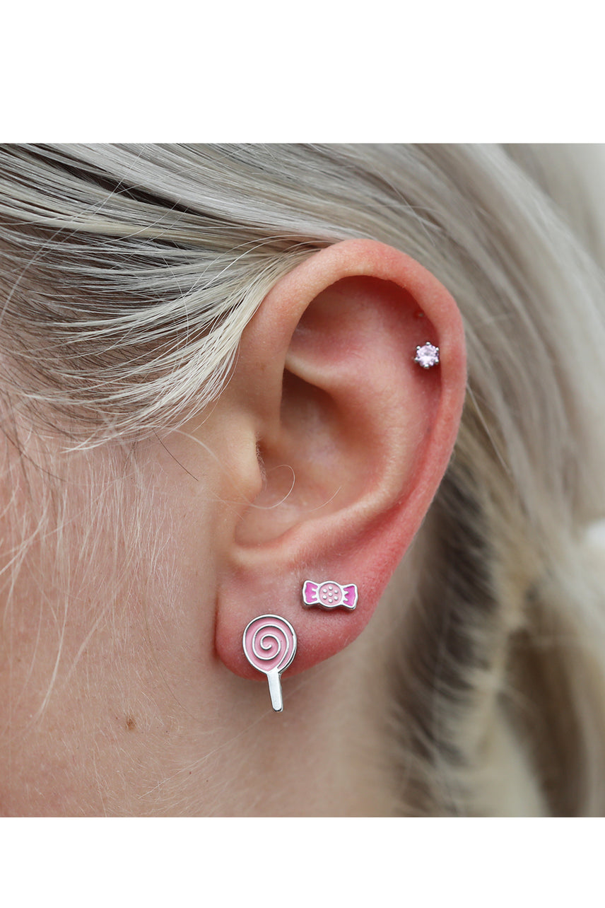 GLAM Rhodium Lolly Stud Set - Life Pharmacy St Lukes