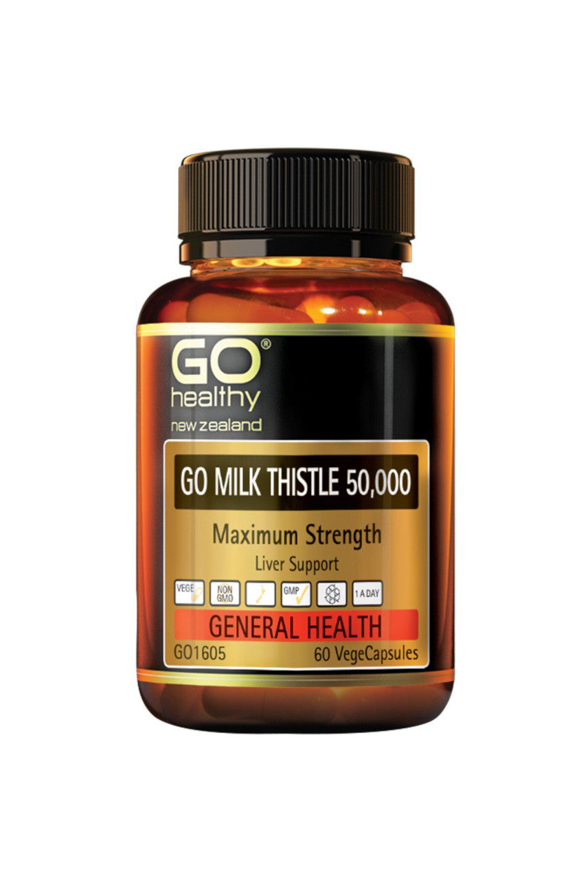 GO Healthy Milk Thistle 50000 60vcaps - Life Pharmacy St Lukes