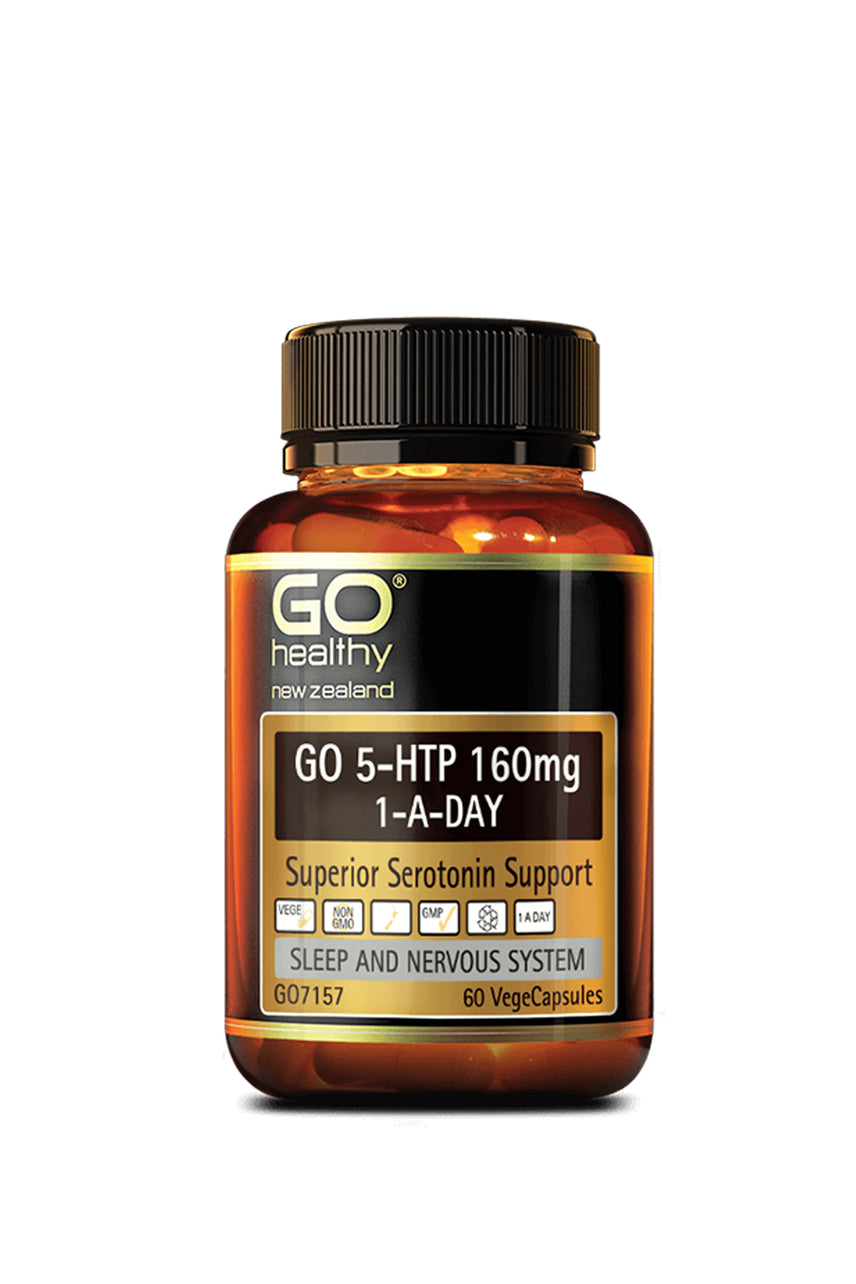 GO HEALTHY Go 5-HTP 160mg 1-A-Day 30 Veggie Caps - Life Pharmacy St Lukes