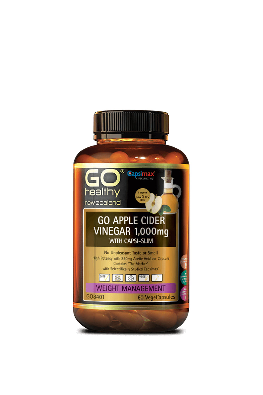 GO HEALTHY Apple Cider Vinegar With Capi-Slim 60s - Life Pharmacy St Lukes