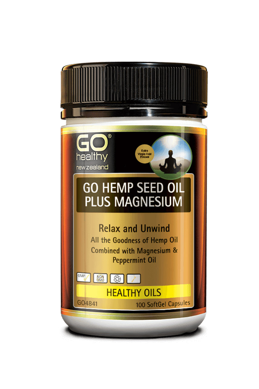 GO HEALTHY Go Hemp Seed Oil Plus Magnesium 100s - Life Pharmacy St Lukes