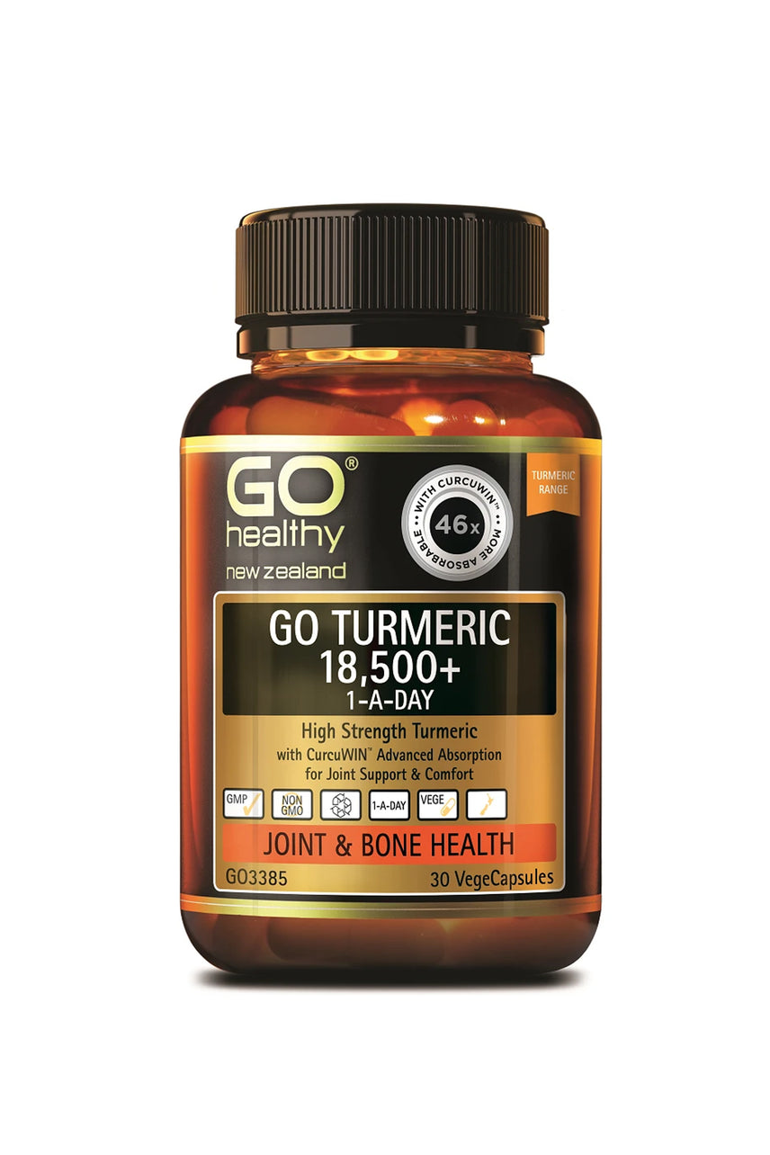 GO HEALTHY Turmeric 18500+ 1ADay 30 Vege Capsules - Life Pharmacy St Lukes