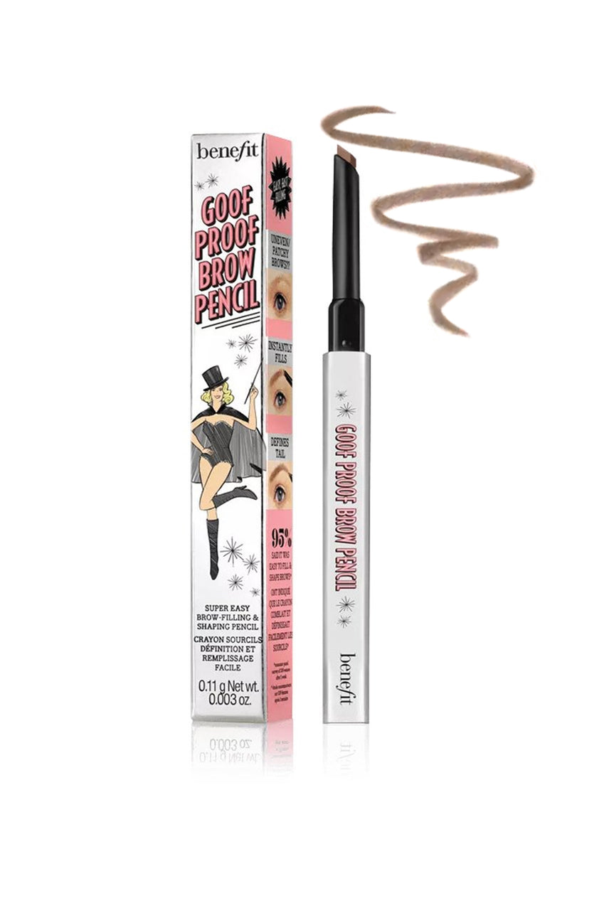 BENEFIT Goof Proof Eyebrow Pencil 02 Light Brown Mini .11gm - Life Pharmacy St Lukes
