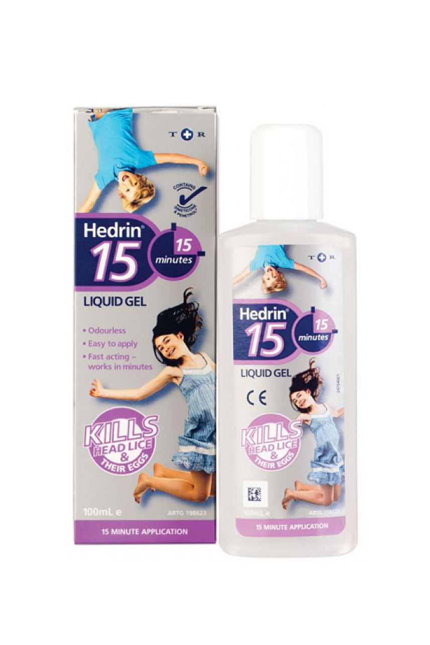 HEDRIN Headlice Liquid Gel 100ml - Life Pharmacy St Lukes