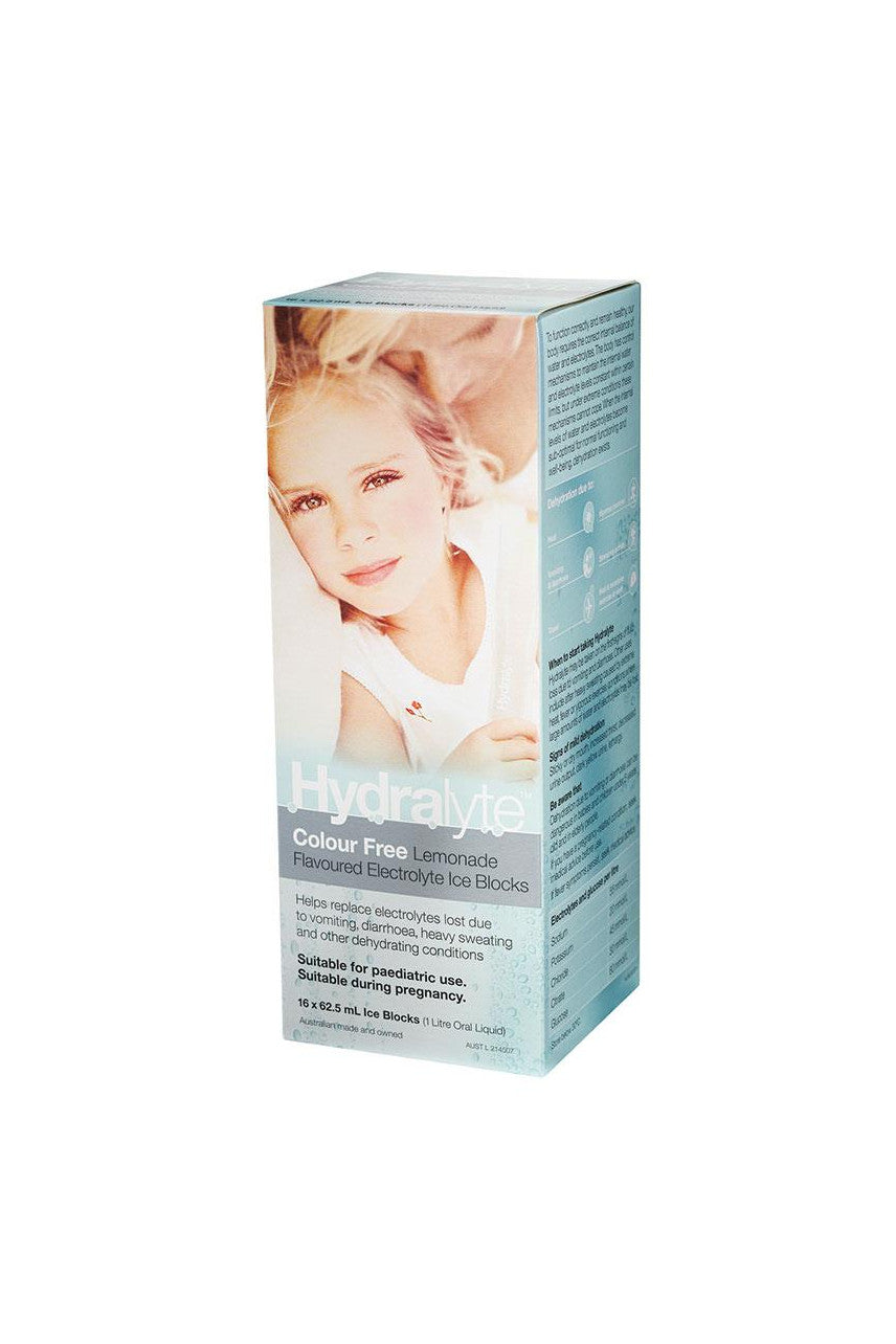 HYDRALYTE Ice Block Lemonade 16pk - Life Pharmacy St Lukes