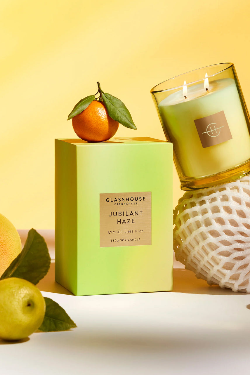 GLASSHOUSE FRAGRANCES Jubilant Haze Candle 380g - Life Pharmacy St Lukes