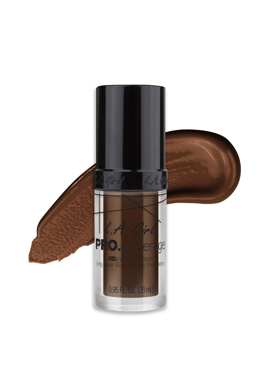 L.A Girl Pro Coverage Illuminating Foundation 28ml Dark Chocolate - Life Pharmacy St Lukes