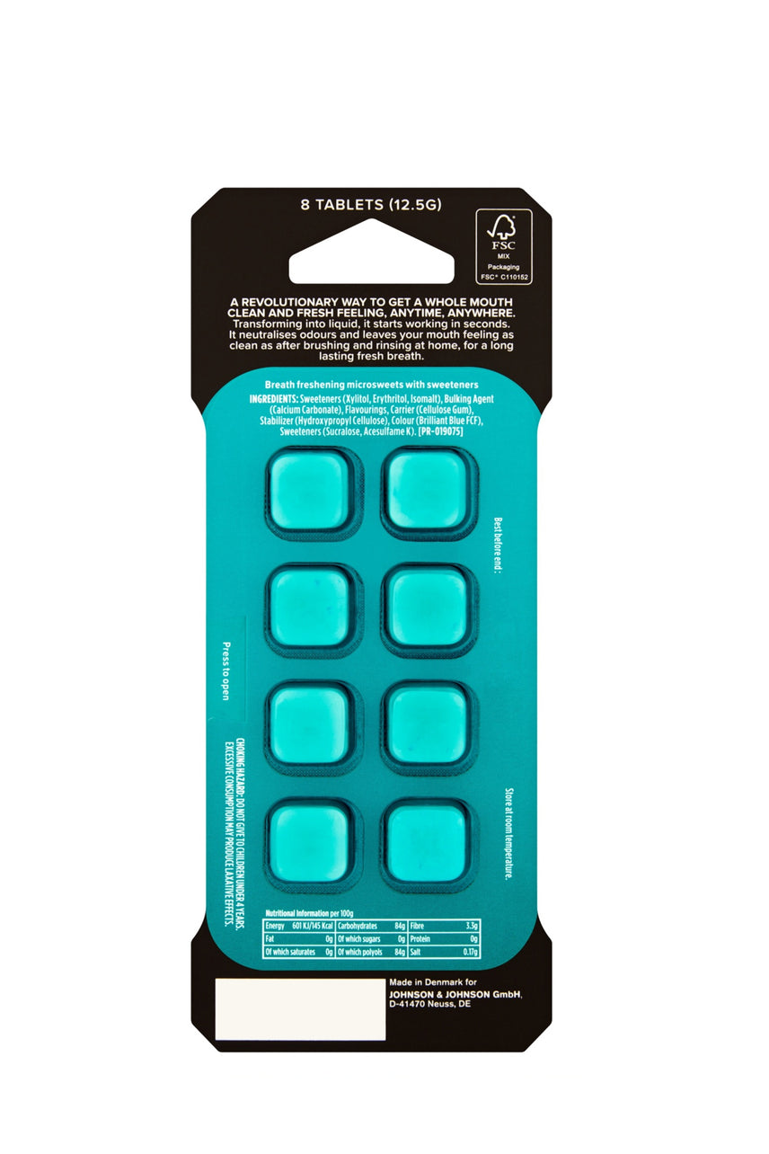 LISTERINE Go! Tabs Clean Mint Chewable Tablets 8s - Life Pharmacy St Lukes