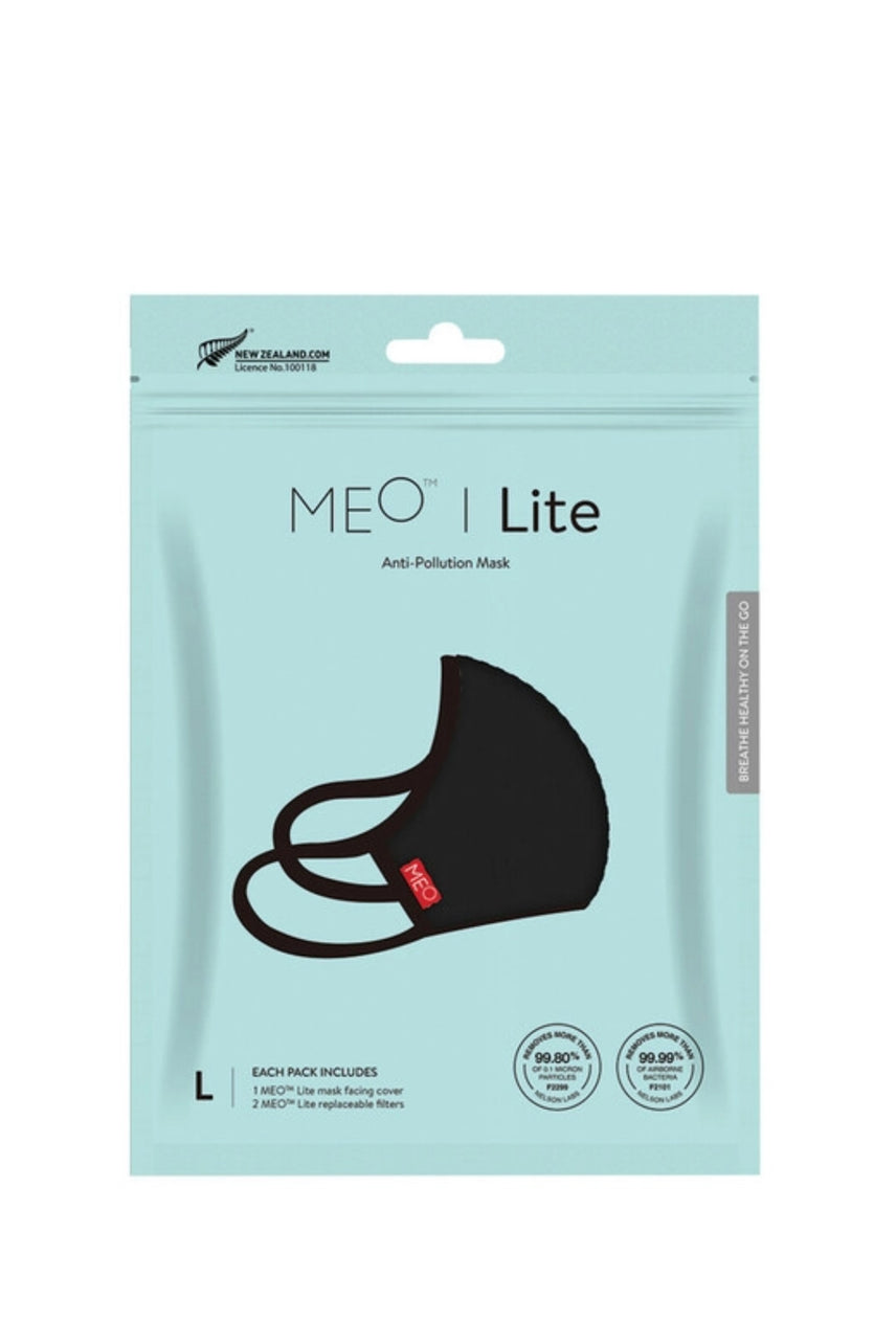 MEO Adults Face Mask Black Large - Life Pharmacy St Lukes