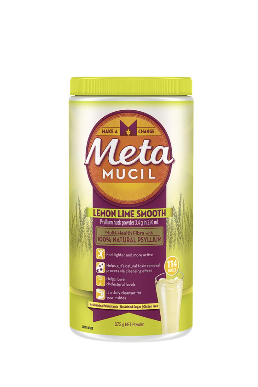 METAMUCIL Lemon Lime Smooth 114 Dose 673g - Life Pharmacy St Lukes