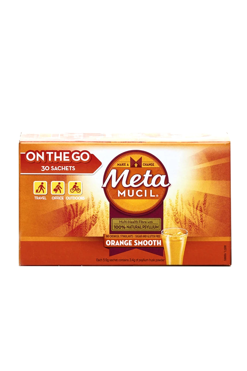 METAMUCIL Orange Smooth Sachet 30s - Life Pharmacy St Lukes
