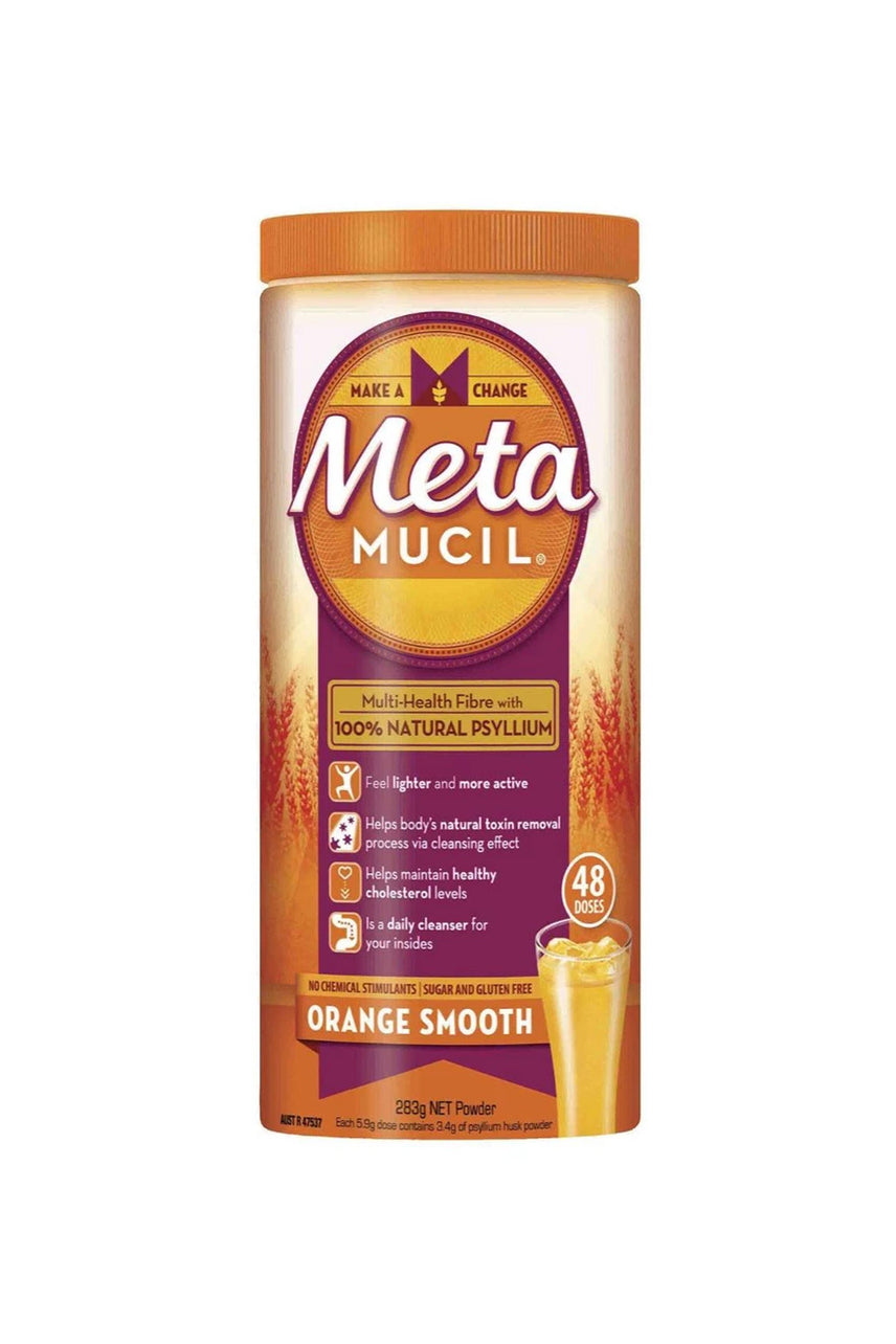 METAMUCIL Smooth Orange Fiber Powder 48 Doses - Life Pharmacy St Lukes