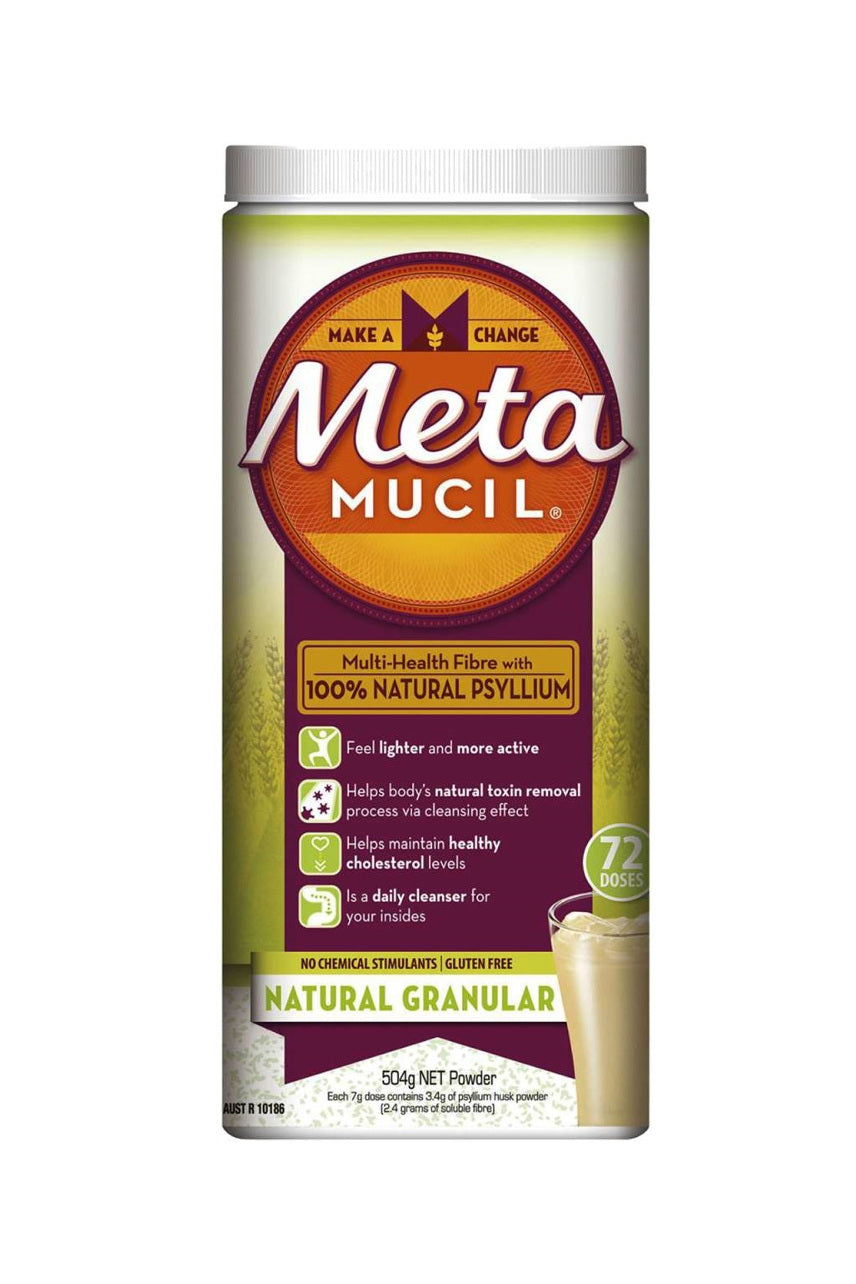 METAMUCIL Natural Granular Fiber Powder 72 Doses - Life Pharmacy St Lukes