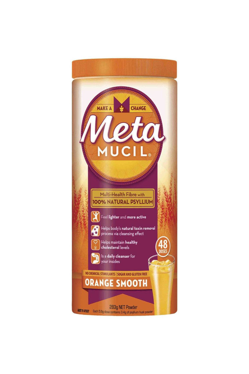 METAMUCIL Smooth Orange Fiber Powder 48 Doses - Life Pharmacy St Lukes