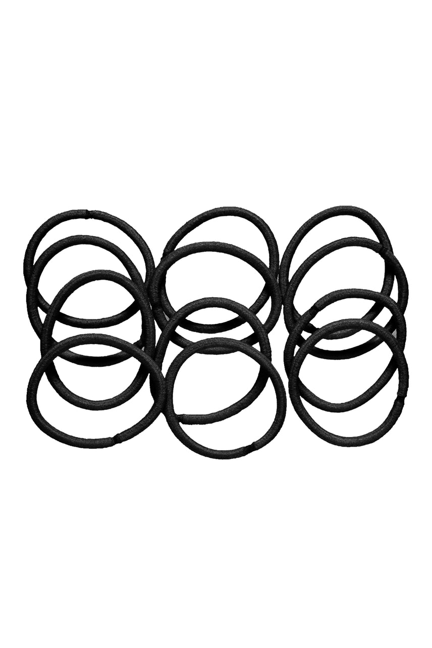 MITA HE4424BK Snag Free Elastics Thick Black (Pack of 12) - Life Pharmacy St Lukes