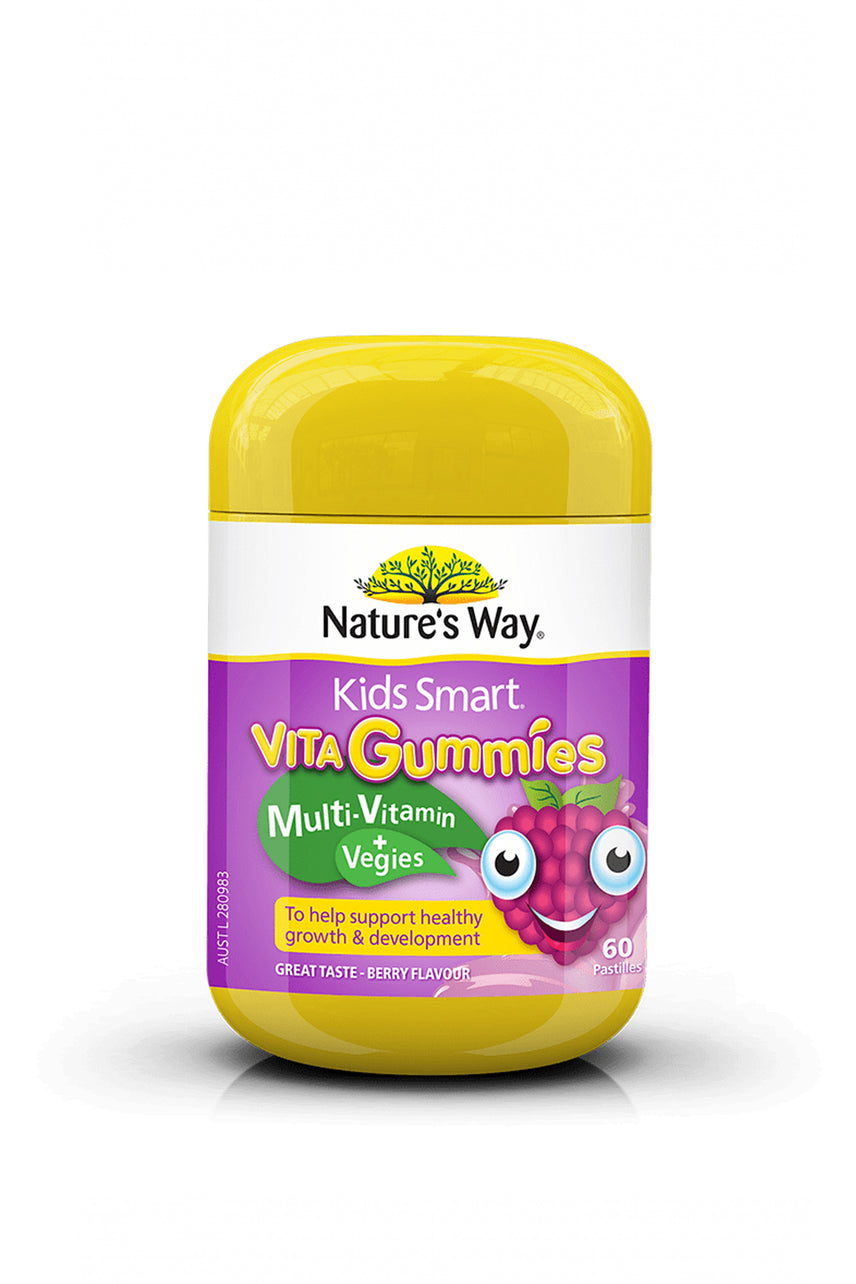 NATURE'S WAY  Kids Smart Vita Gummies Multivitamin + Vegies 60's - Life Pharmacy St Lukes