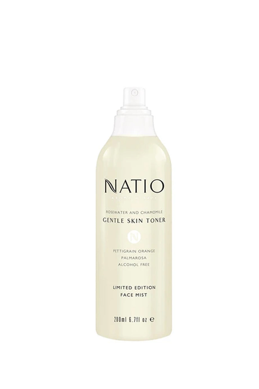 NATIO Aromatherapy Rosewater and Chamomile Gentle Skin Toner Face Mist 200ml - Life Pharmacy St Lukes