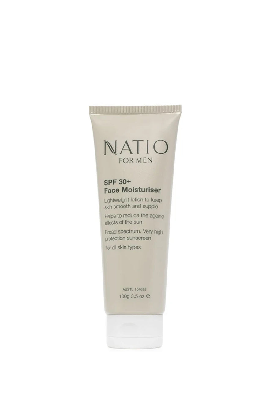 NATIO For Men SPF 30+ Face Moisturiser 100g - Life Pharmacy St Lukes