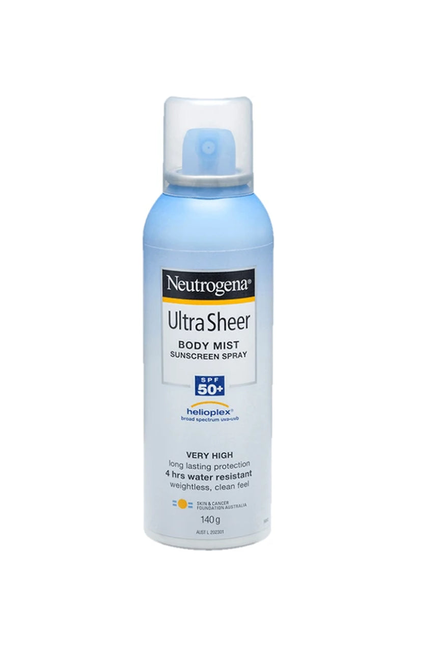 NEUTROGENA Ultra Sheer Body Mist SPF50+ 140g - Life Pharmacy St Lukes