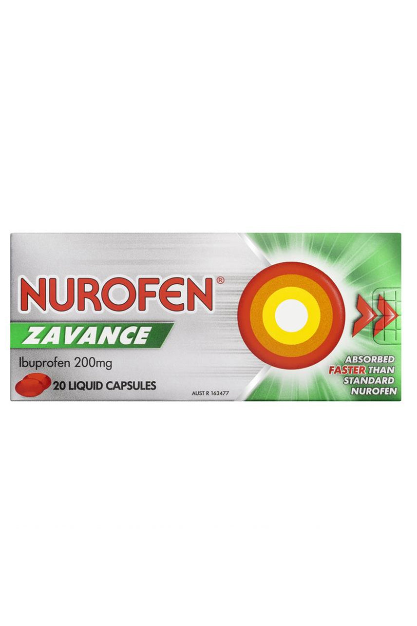 NUROFEN ZAVANCE Liquid Caps 20s - Life Pharmacy St Lukes