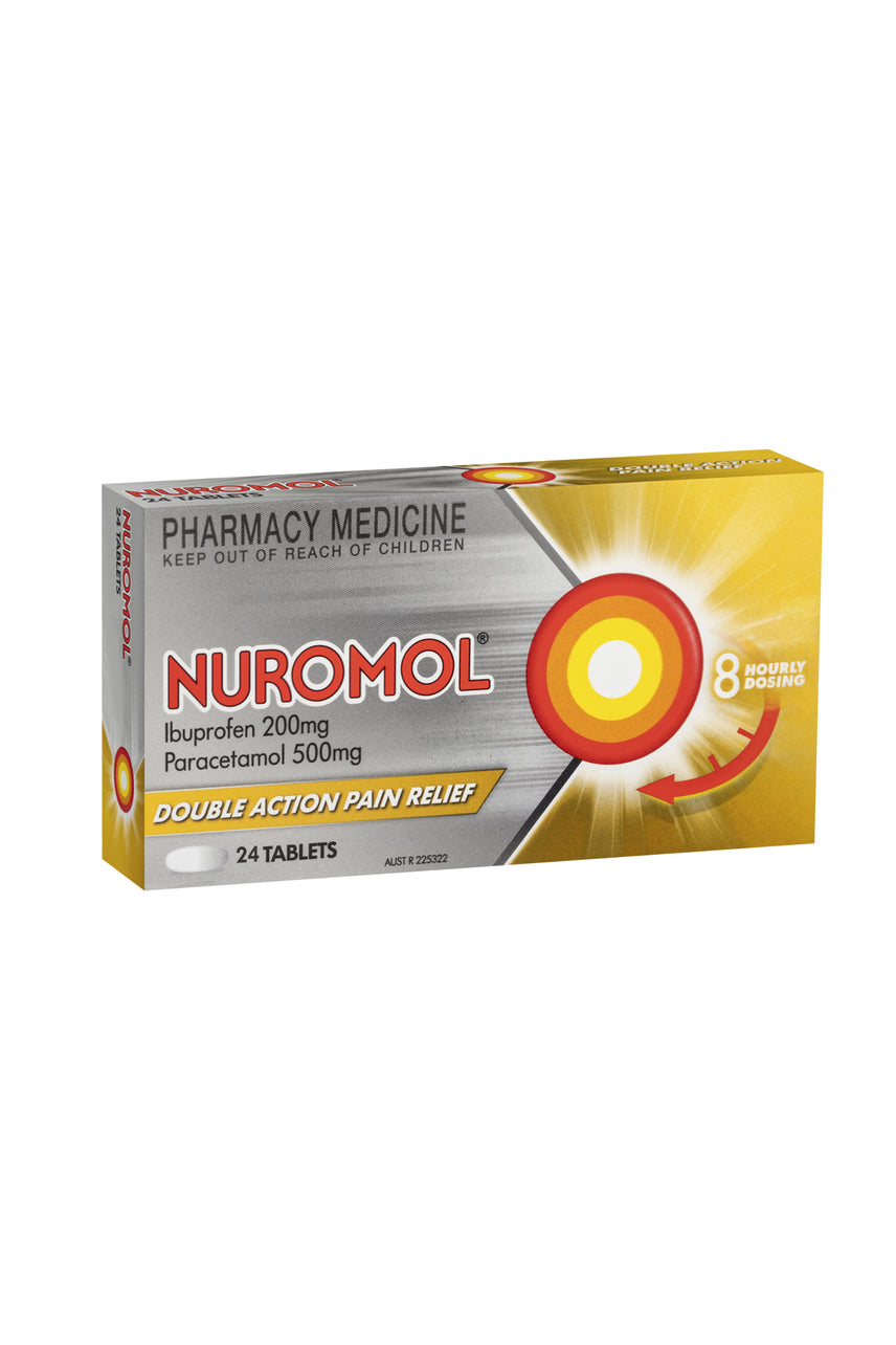 NUROMOL Tabs 24s - Life Pharmacy St Lukes