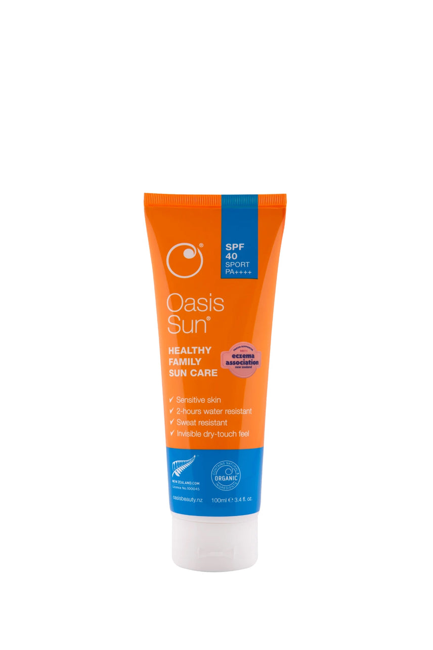 OASIS Sun SPF40 Water Resistant Sport 100ml - Life Pharmacy St Lukes