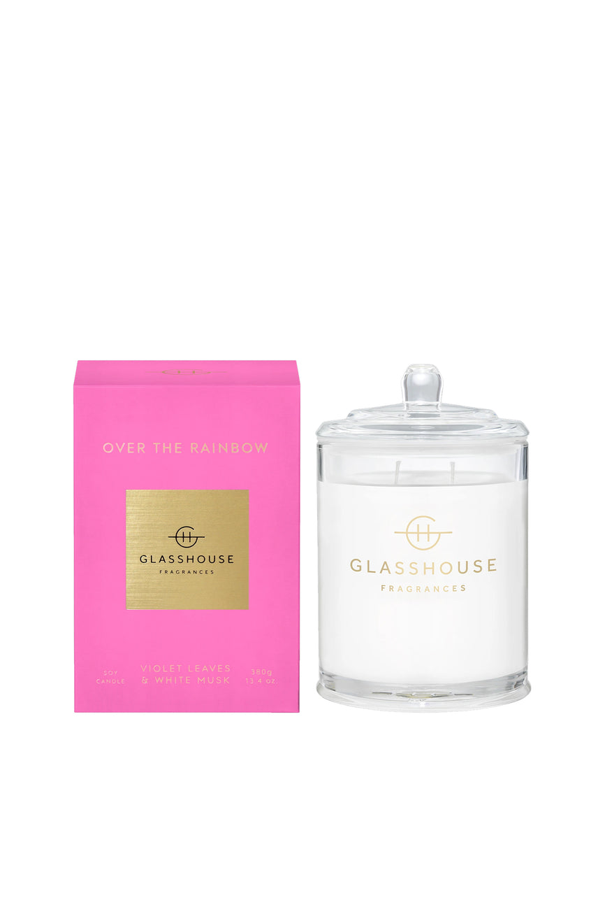 GLASSHOUSE FRAGRANCES Over The Rainbow Candle 380g - Life Pharmacy St Lukes