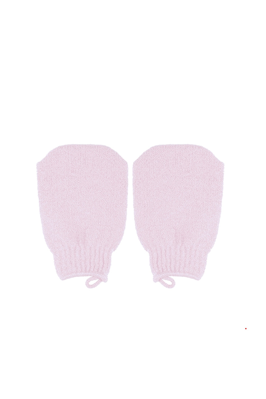 QVS 10-2218 Exfoliating Mitten Pastel Pink - Life Pharmacy St Lukes