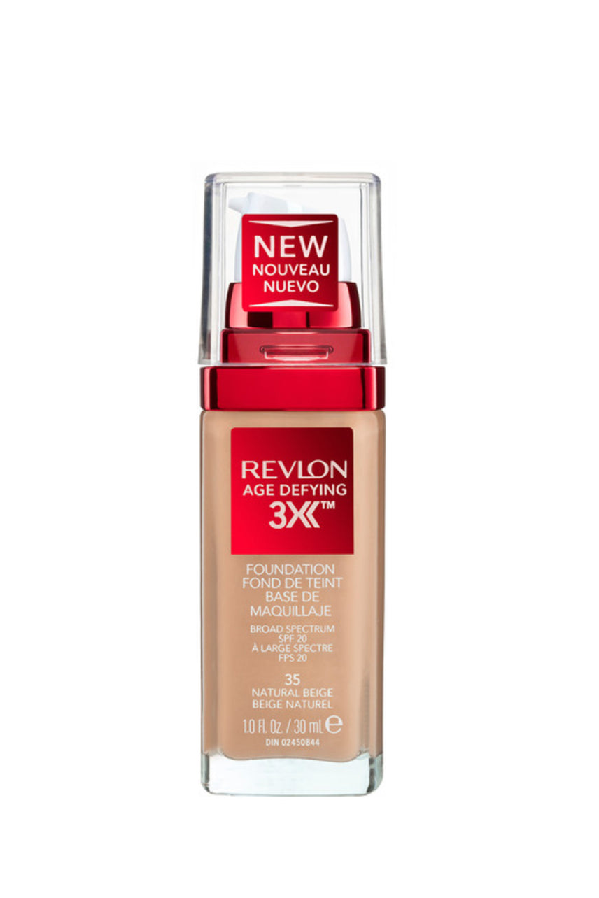 Revlon Age Defying 3X™ Foundation Natural Beige 30ml - Life Pharmacy St Lukes