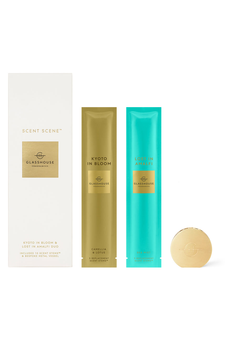 GLASSHOUSE FRAGRANCES Scent Scene Duo - Lost in Amalfi & Kyoto in Bloom - Life Pharmacy St Lukes