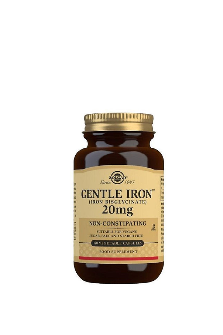 SOLGAR Gentle Iron 20mg 30 Vegetable Capsules - Life Pharmacy St Lukes