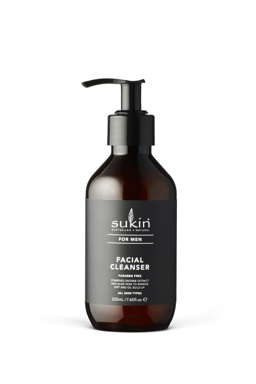 SUKIN Men Facial Cleanser 225ml - Life Pharmacy St Lukes