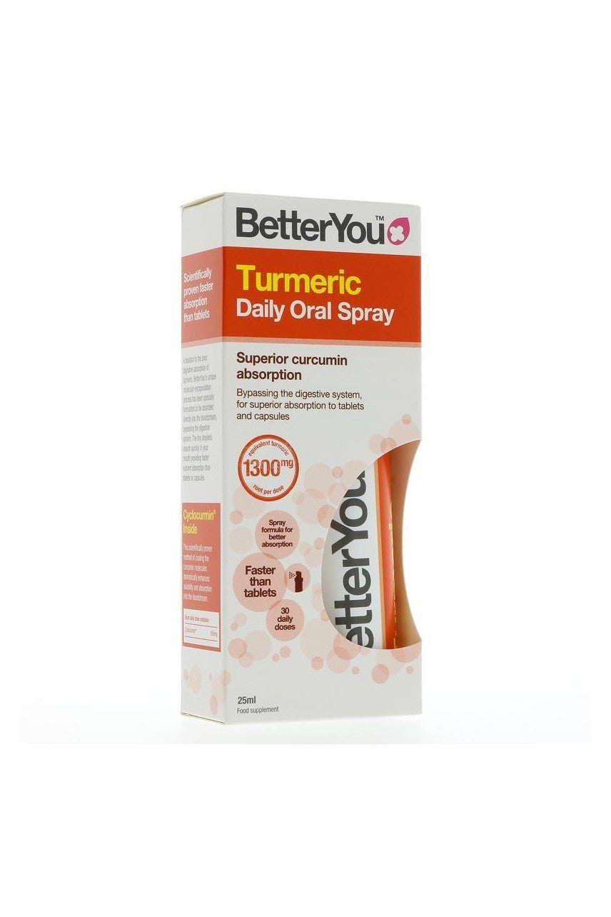 BETTERYOU Turmeric Daily Oral Spray 25ml - Life Pharmacy St Lukes