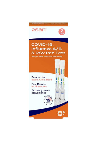 2San Pen Test for Covid-19 Influenza RSV 2 Pack - Life Pharmacy St Lukes